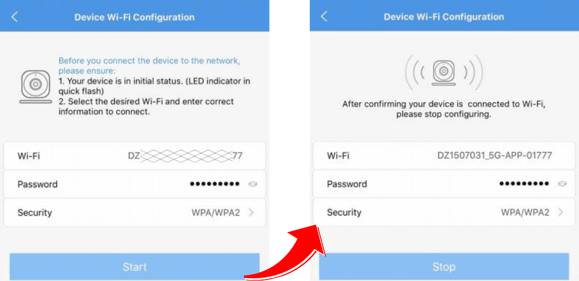 Konfigurace Wi-Fi zařízení